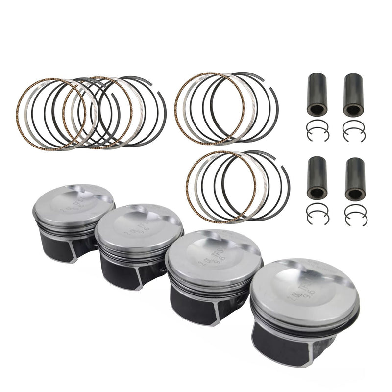 DURAFORCE 06H107065 4x Pistons Kit 23mm for Audi VW Jetta A4 A6 Q5 GTI 09-15 2.0 TFSI