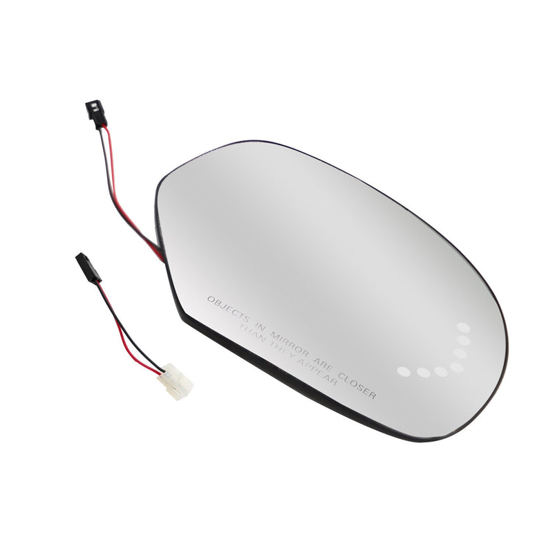 DURAFORCE 07-13 Silverado Tahoe Yukon Heated Signal Right Side Mirror Glass Replacement