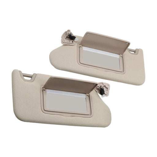 DURAFORCE 1 Pair Beige Sun Visor Left & Right 96401-3TA2A for 2013-2018 Nissan Altima