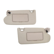 DURAFORCE 1 Pair Beige Sun Visor Left & Right 96401-3TA2A for 2013-2018 Nissan Altima