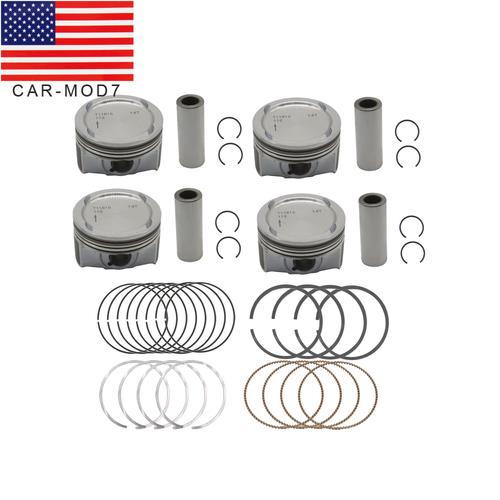 DURAFORCE 1.4L Pistons & Rings Kit for Chevy Cruze Sonic Trax Encore 2011-2021 US