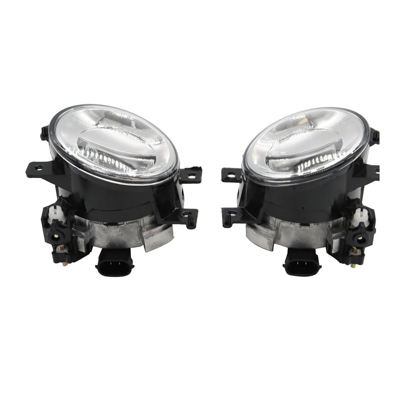 DURAFORCE Pair Front Fog Lights for 14-20 Infiniti Q50 Q60 Q70 QX60 QX80 LH RH