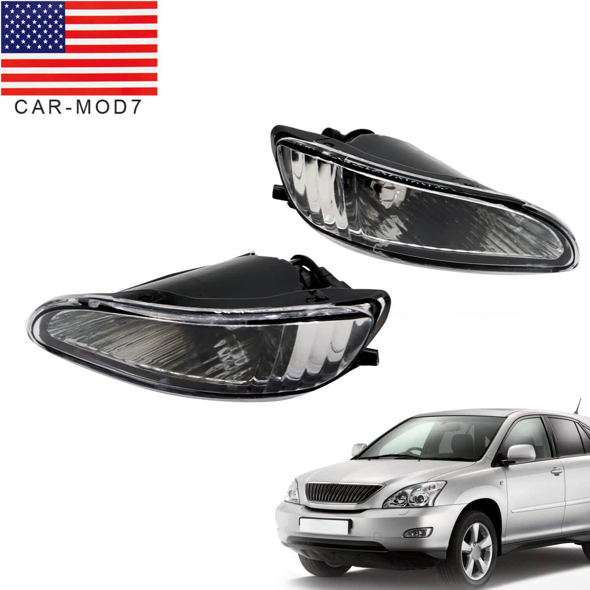 Pair Front Fog Lights for 2004-2009 Lexus RX300 RX330 RX350 L+R Drivin ...