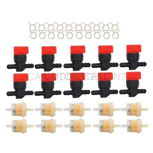 DURAFORCE 1/4" Fuel Filter Shut Off Valve for Mower Generators 697947 494768 698183