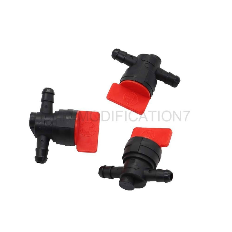 DURAFORCE 1/4" Inline Fuel Gas Filter Shut Off Valve Clamp for Briggs & Stratton 3-Pack