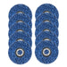DURAFORCE 10 Pack 4.5"x7/8" Easy Strip Discs Paint Rust Removal Cleaning Pads Set of 10