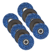DURAFORCE 10 Pack 4.5"x7/8" Easy Strip Discs Paint Rust Removal Cleaning Pads Set of 10