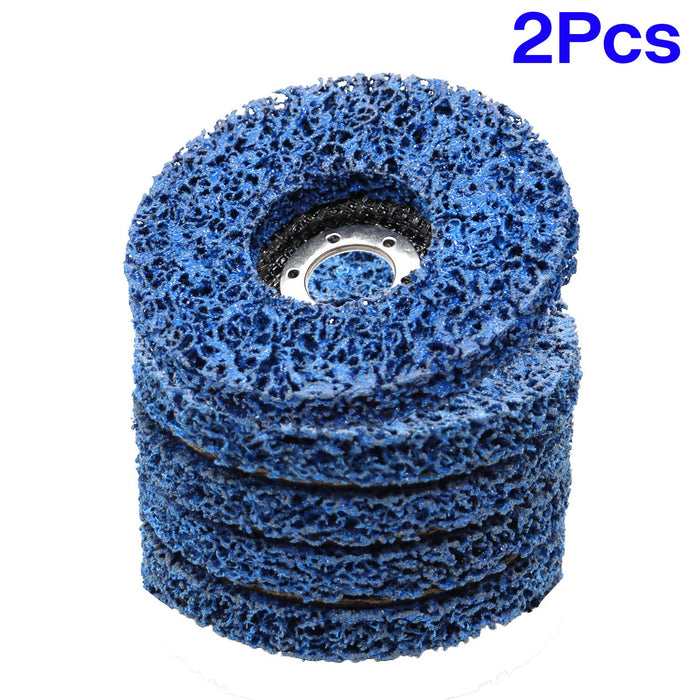 DURAFORCE 10 Pack 4.5"x7/8" Easy Strip Discs Paint Rust Removal Cleaning Pads Set of 10