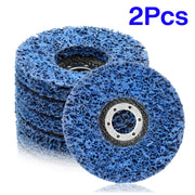DURAFORCE 10 Pack 4.5"x7/8" Easy Strip Discs Paint Rust Removal Cleaning Pads Set of 10