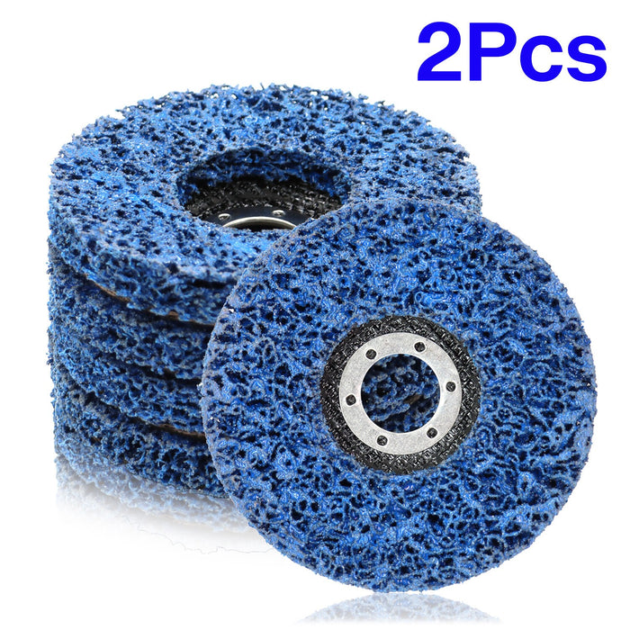 DURAFORCE 10 Pack 4.5"x7/8" Easy Strip Discs Paint Rust Removal Cleaning Pads Set of 10