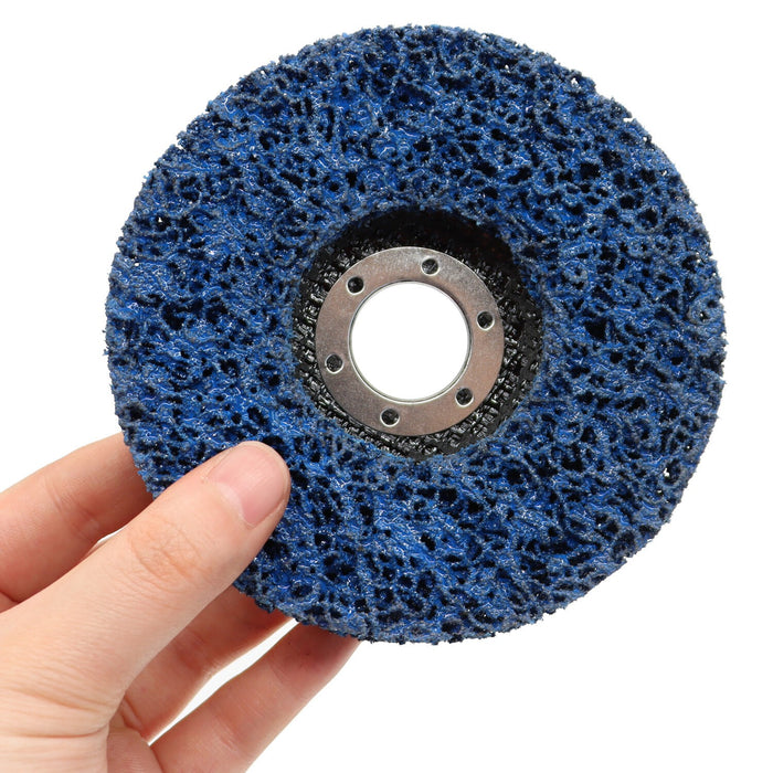 DURAFORCE 10 Pack 4.5"x7/8" Easy Strip Discs Paint Rust Removal Cleaning Pads Set of 10