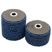 DURAFORCE 10 Pack 4" Poly Strip Disc Wheels Rust Paint Removal for Angle Grinder