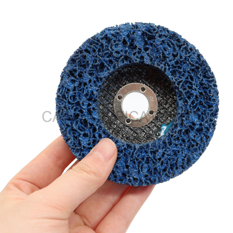 DURAFORCE 10 Pack 4" Poly Strip Disc Wheels Rust Paint Removal for Angle Grinder