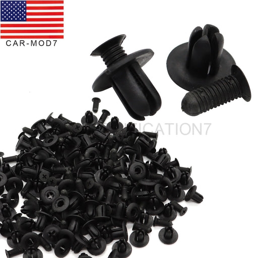 DURAFORCE 100x Bumper Retainer Fender Liner Hood Rivet Clips Fasteners for Hyundai