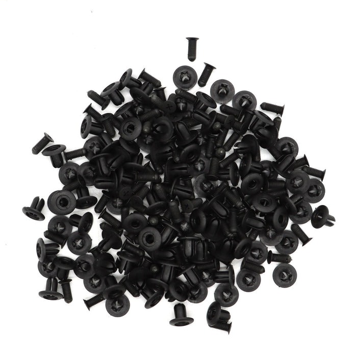 DURAFORCE 100x Bumper Retainer Fender Liner Hood Rivet Clips Fasteners for Hyundai