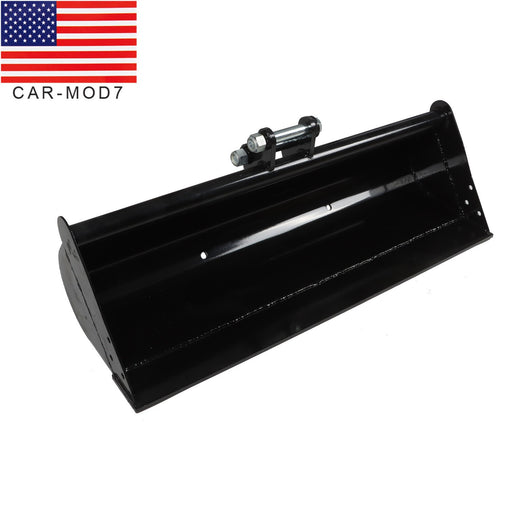 DURAFORCE 1000mm Mini Excavator Bucket Attachment 1-1.5 Ton With Pins