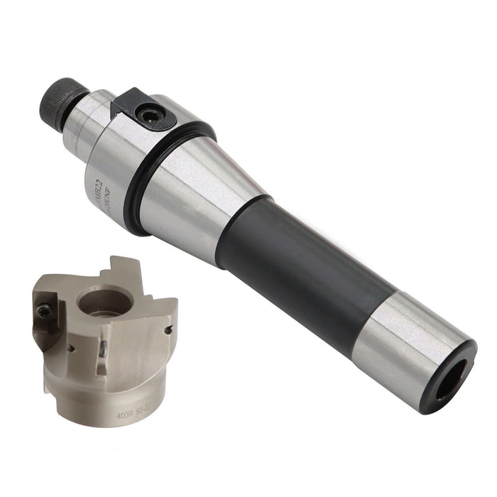 DURAFORCE 10Pc APMT1604 Carbide Inserts Face End Mill Shell Cutter R8 FMB22 Arbor 50MM