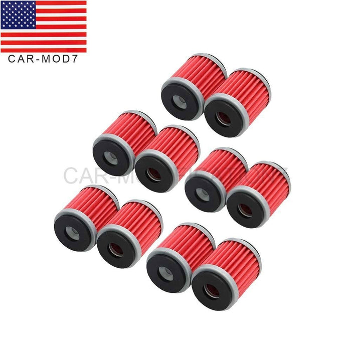 DURAFORCE 10pc Oil Filter Set for Yamaha YZ250 YZ250F YZ450F XT250 YBR250 WR250F WR450F