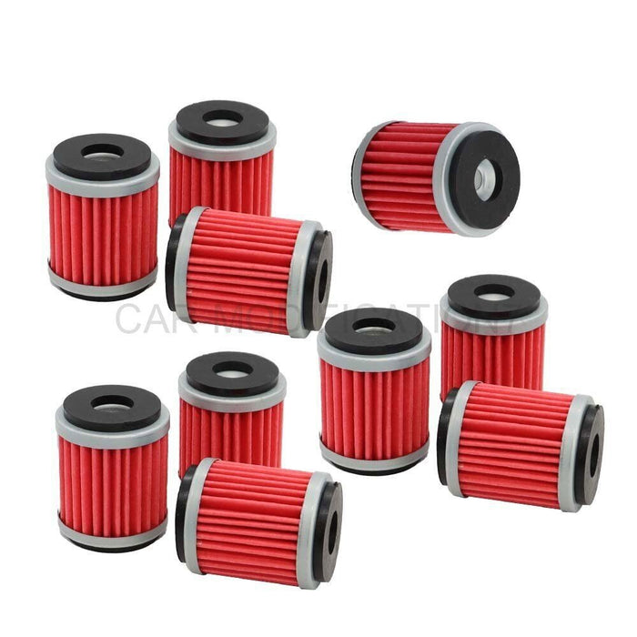 DURAFORCE 10pc Oil Filter Set for Yamaha YZ250 YZ250F YZ450F XT250 YBR250 WR250F WR450F