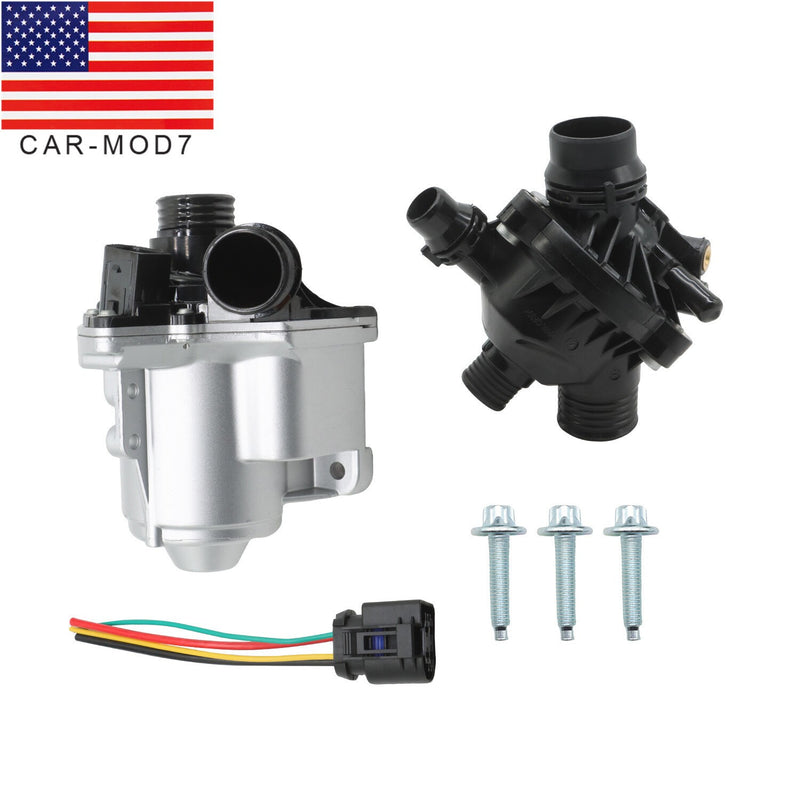 DURAFORCE Water Pump with Thermostat for BMW X5 740i X3 335i Z4 E82 11517632426