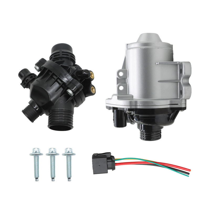 DURAFORCE Water Pump with Thermostat for BMW X5 740i X3 335i Z4 E82 11517632426