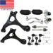 DURAFORCE 14" Lower Control Arms Ball Joint Sway Bar Tie Rod for 2006-2011 Honda Civic