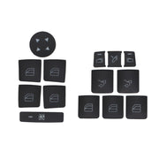 DURAFORCE 14X Car Door Armrest Window Switch Button Cover for Mercedes-Benz E350 08-19