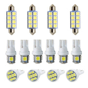 DURAFORCE 14x White LED Interior Light Kit for Ford F250 F350 Super Duty 1999-2016
