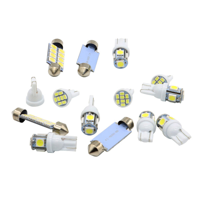 DURAFORCE 14x White LED Interior Light Kit for Ford F250 F350 Super Duty 1999-2016