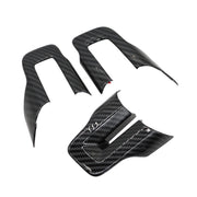 DURAFORCE Carbon Fiber Steering Wheel Cover Trim Accessories for Ford Mustang 2015+