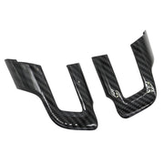 DURAFORCE Carbon Fiber Steering Wheel Cover Trim Accessories for Ford Mustang 2015+