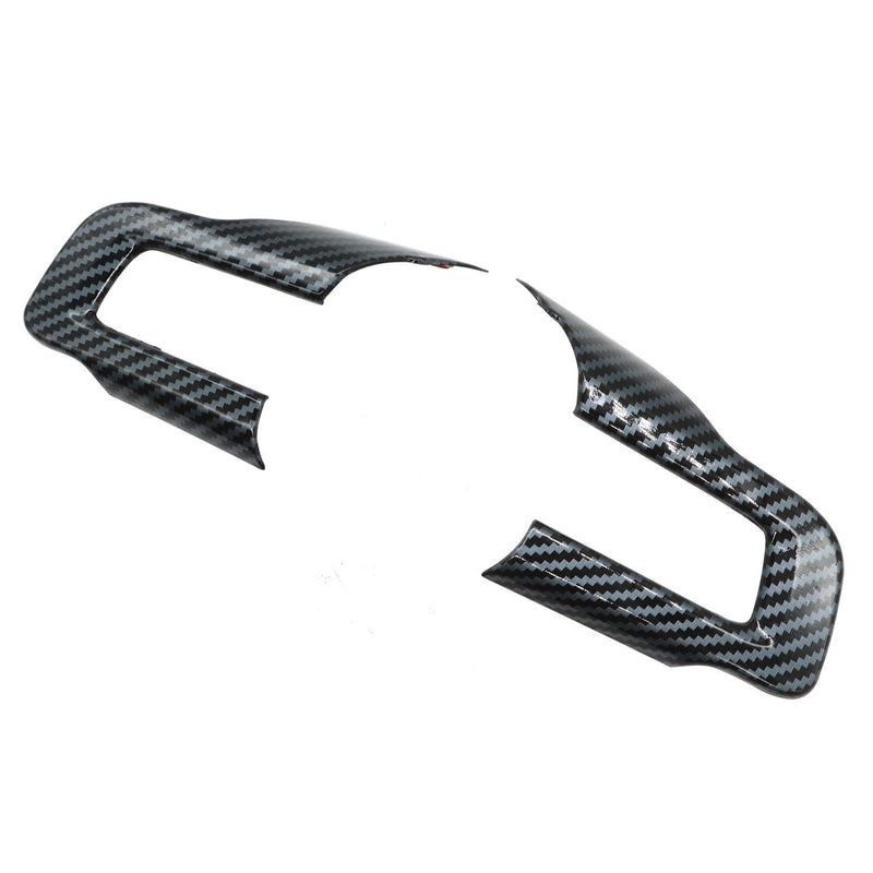 DURAFORCE Carbon Fiber Steering Wheel Cover Trim Accessories for Ford Mustang 2015+