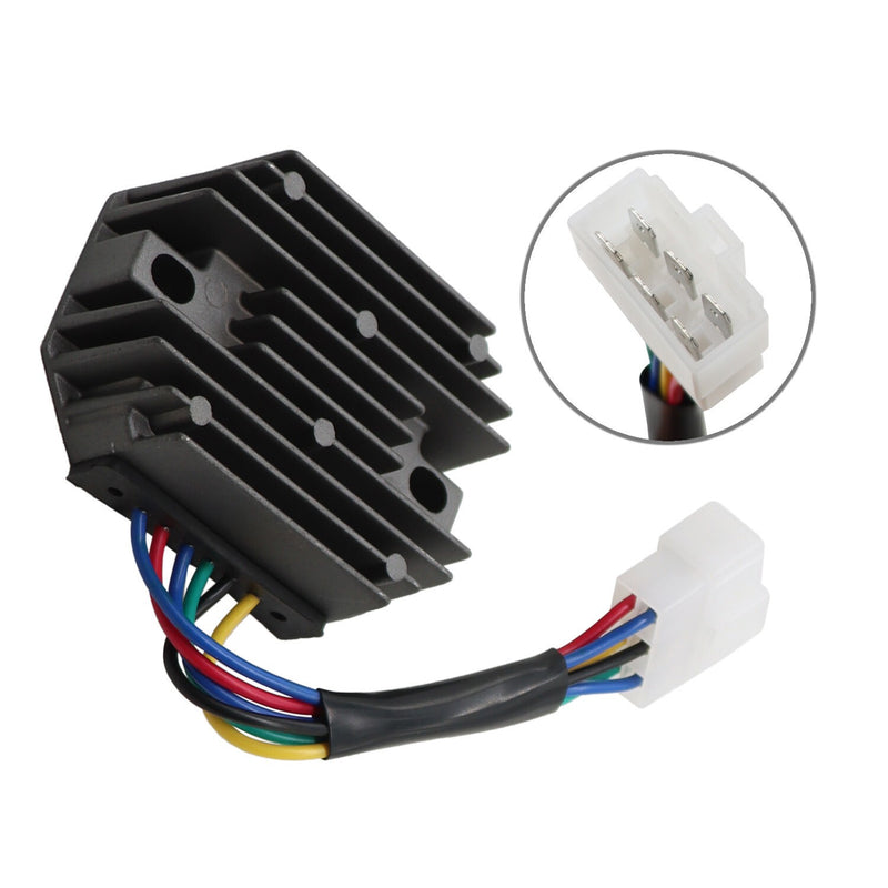 DURAFORCE Kubota Voltage Regulator Rectifier 15351-64601 15531-64603 6 Wire Compatible
