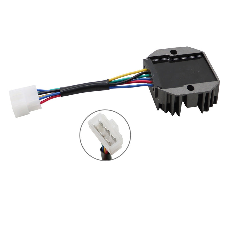DURAFORCE Kubota Voltage Regulator Rectifier 15351-64601 15531-64603 6 Wire Compatible