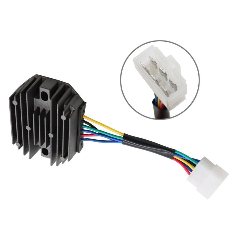 DURAFORCE Kubota Voltage Regulator Rectifier 15351-64601 15531-64603 6 Wire Compatible