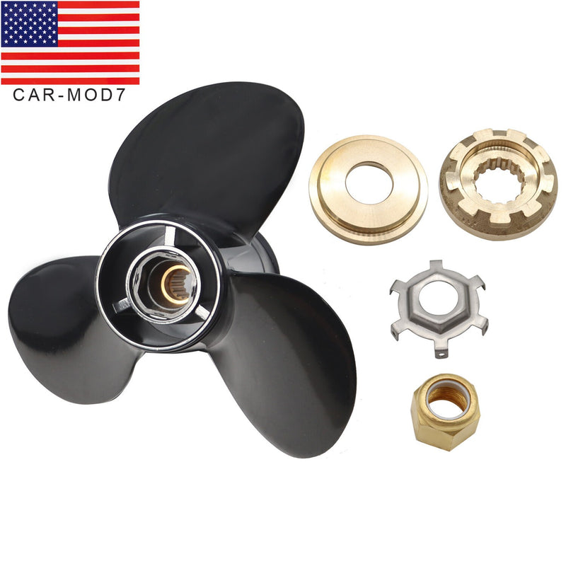 DURAFORCE 15x17 Aluminum Boat Propeller 15 Splines for Mercury 150-400HP Engines