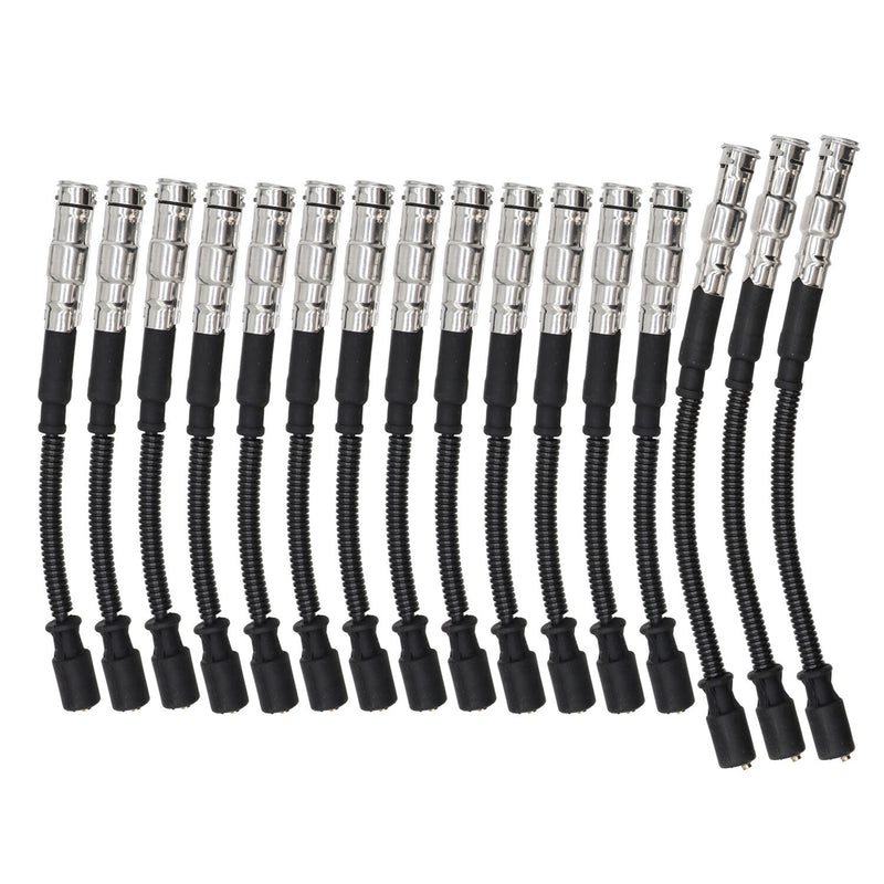 DURAFORCE 16x Spark Plug Ignition Wires SW05 for Mercedes C CLK E G ML SLK-Class