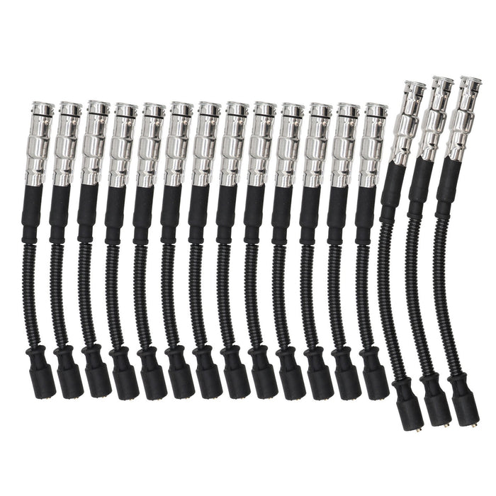 DURAFORCE 16x Spark Plug Ignition Wires SW05 for Mercedes C CLK E G ML SLK-Class