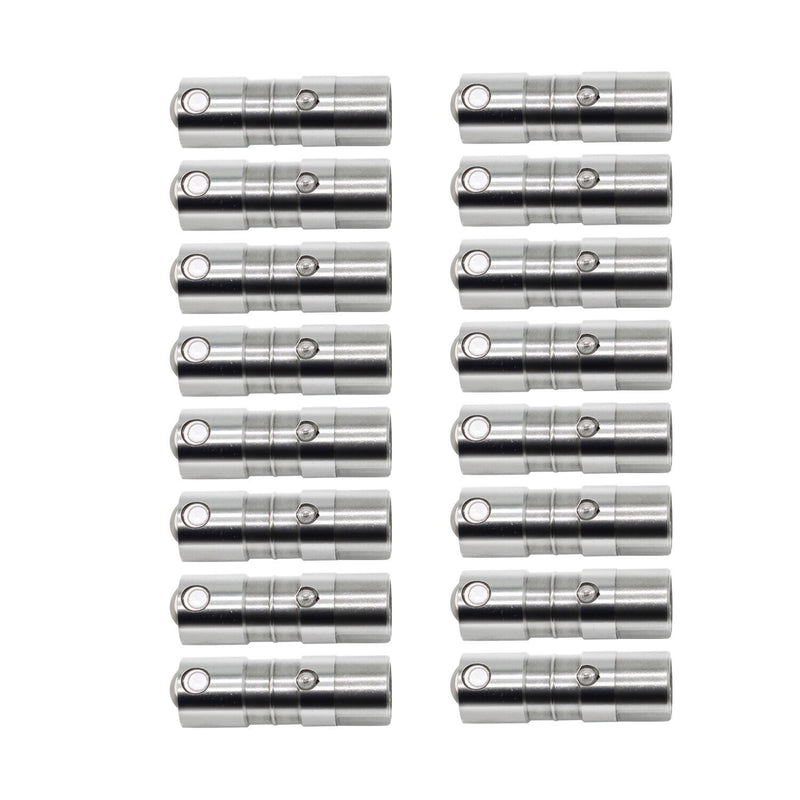 DURAFORCE 16pcs Hydraulic Roller Lifters for Chevy LS1 LS2 LS3 LS7 5.3 5.7 6.0 SBC