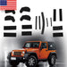 DURAFORCE 17PCS Jeep Wrangler JK 2007-2018 Hardtop Foam Headliner Seal Kit 68026937AB