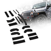 DURAFORCE 17PCS Jeep Wrangler JK 2007-2018 Hardtop Foam Headliner Seal Kit 68026937AB
