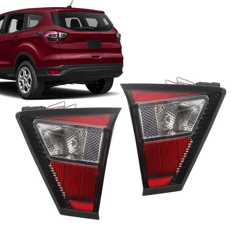 DURAFORCE Pair Left & Right Rear Tail Brake Lights for Ford Escape 2017-2019