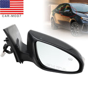 DURAFORCE Right Side Power Heated Mirror w/ Signal for 2014-2019 Toyota Corolla