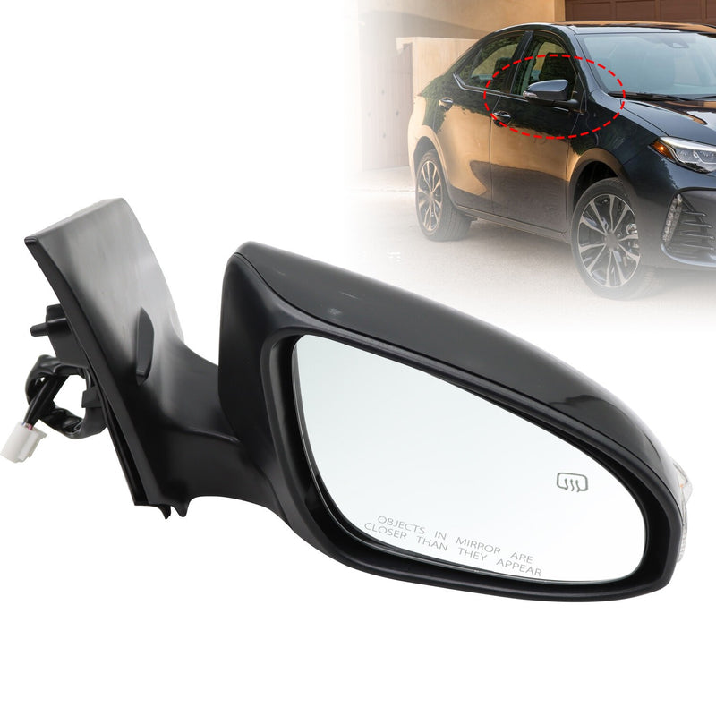 DURAFORCE Right Side Power Heated Mirror w/ Signal for 2014-2019 Toyota Corolla