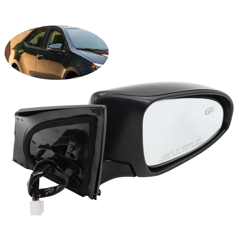 DURAFORCE Right Side Power Heated Mirror w/ Signal for 2014-2019 Toyota Corolla