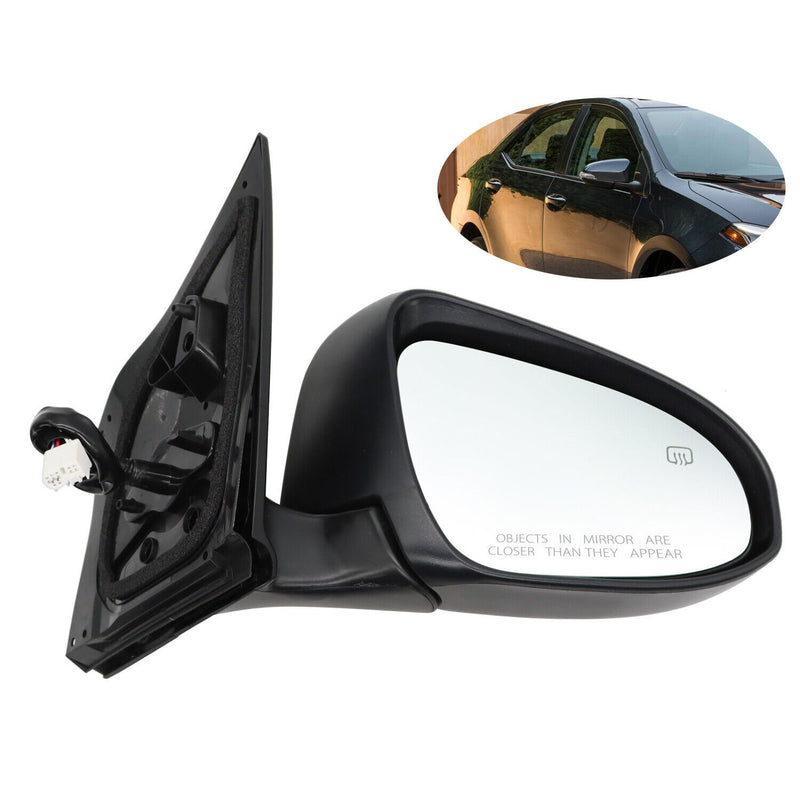 DURAFORCE Right Side Power Heated Mirror w/ Signal for 2014-2019 Toyota Corolla
