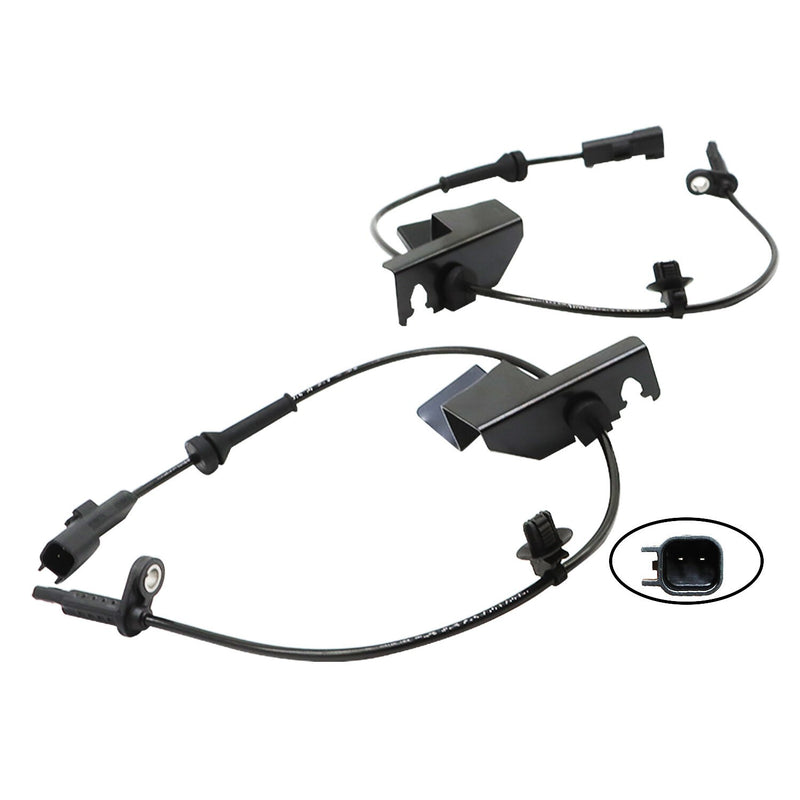 DURAFORCE 2 ABS Wheel Speed Sensors Front Left & Right for Ford Fusion 2013-2019