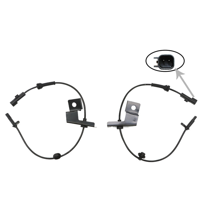 DURAFORCE 2 ABS Wheel Speed Sensors Front Left & Right for Ford Fusion 2013-2019
