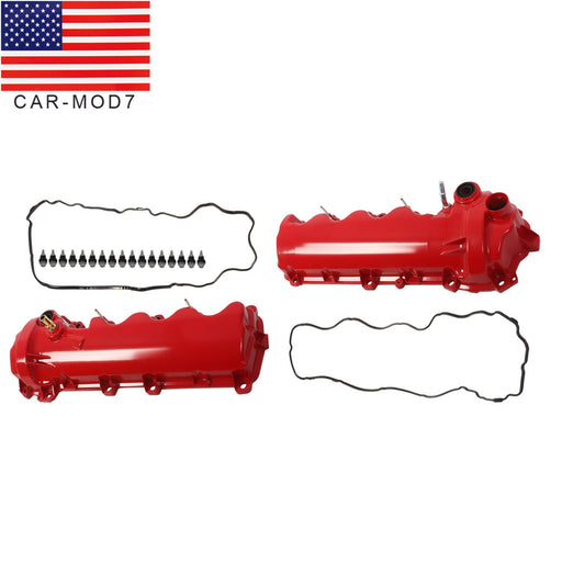 DURAFORCE 2 Aluminum Valve Covers for Ford Expedition 05-14 5.4L & Explorer 06-10 4.6L