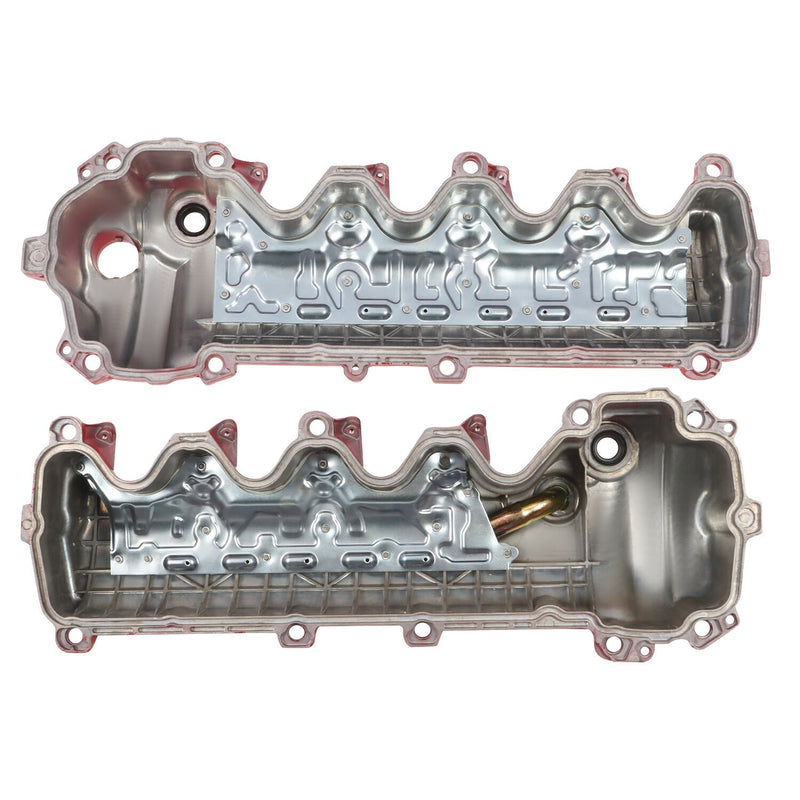 DURAFORCE 2 Aluminum Valve Covers for Ford Expedition 05-14 5.4L & Explorer 06-10 4.6L
